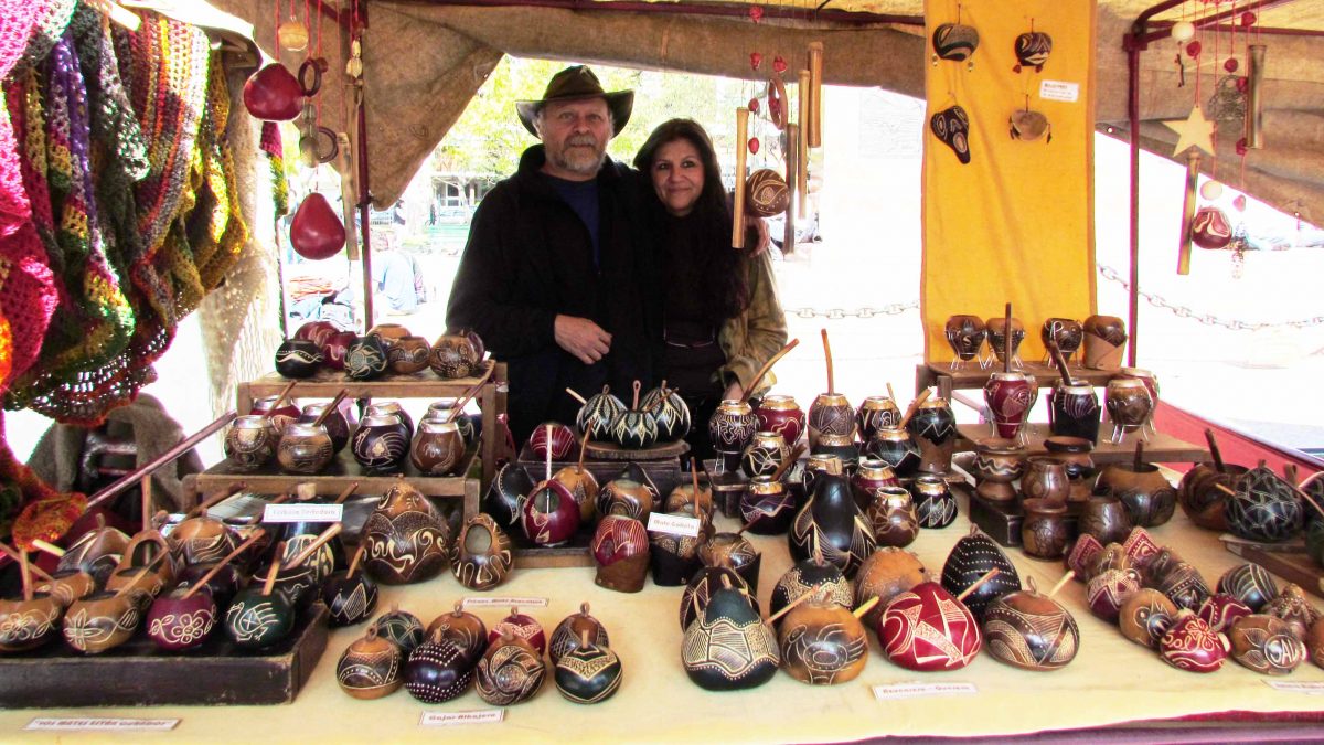 Vendors at the Belgrano Market