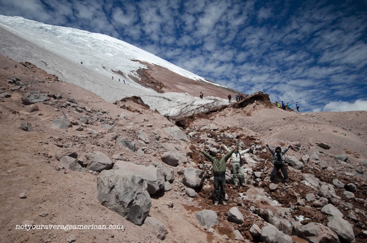 Hiking to the Glacier at Cotopaxi National Park