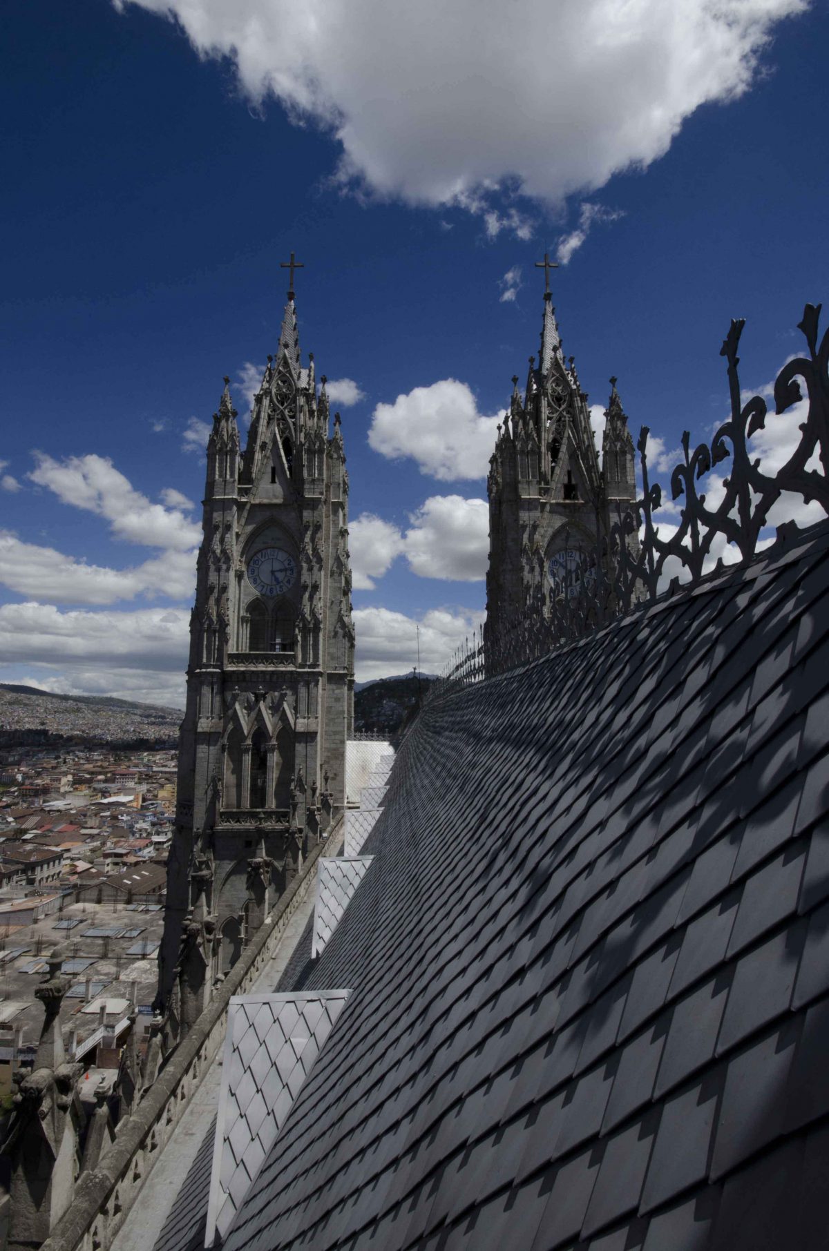 Detalle de la Azotea de la Basílica, Quito, Ecuador | ©Ángela Drake