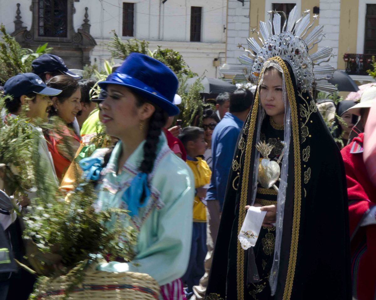 Procesión del Domingo de Ramos, Quito | ©Ángela Drake