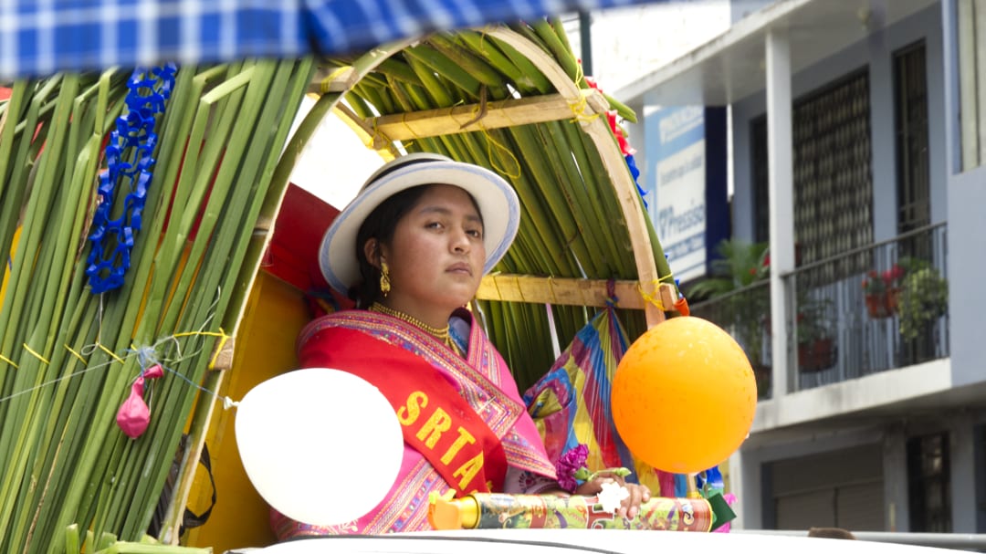 Una Reina del Carnaval, Guaranda, Ecuador | ©Ángela Drake Una Reina del Carnaval, Guaranda, Ecuador | ©Ángela Drake