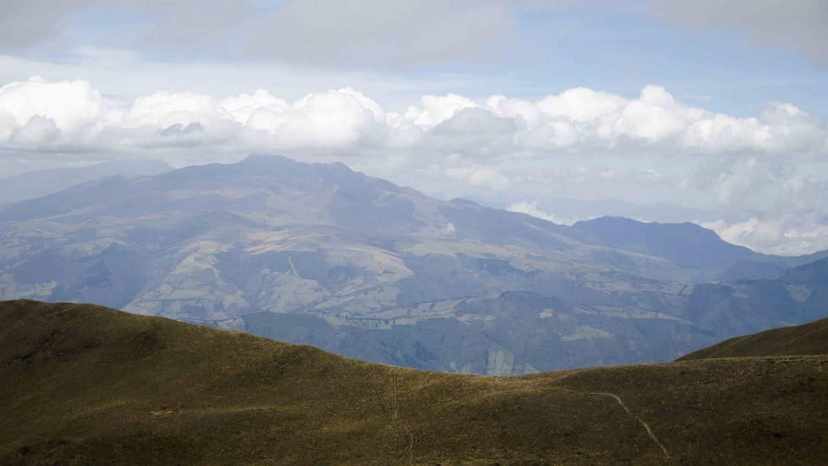 Vista Sur, Senderismo Pichincha, Quito, Ecuador