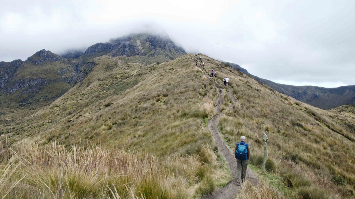 Senderismo Pichincha, Quito, Ecuador