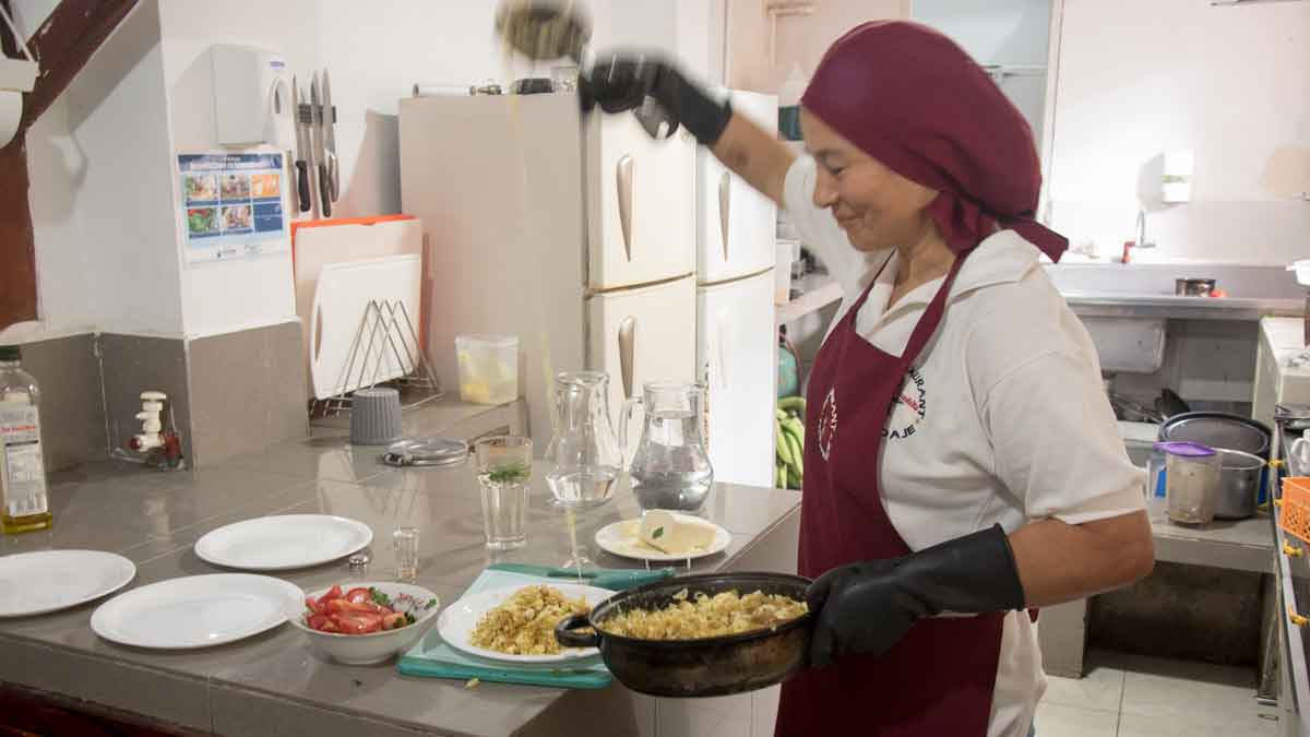 Gloria Revelo, propietaria y chef de La Cañita