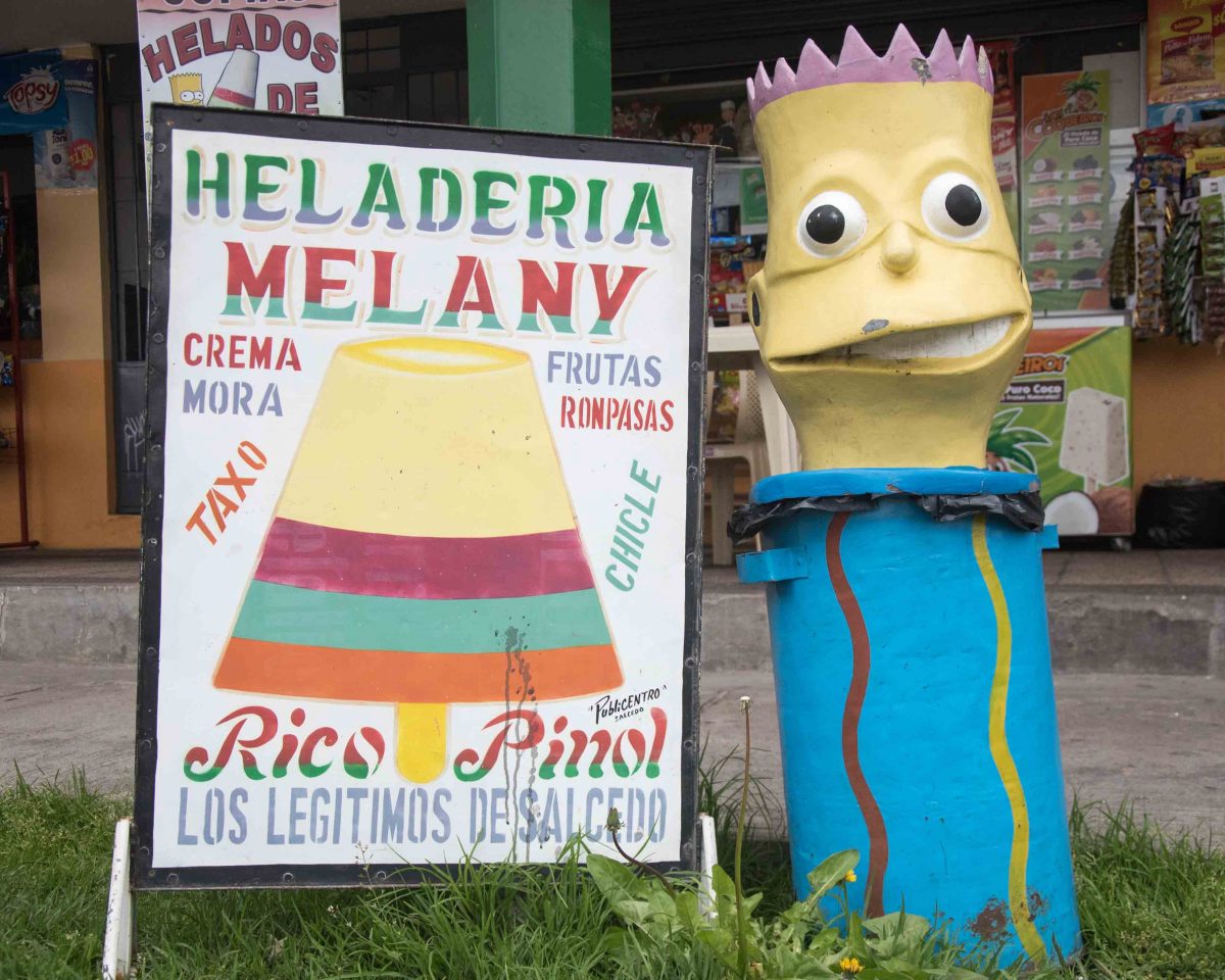 Bart Simpson en Salcedo, Ecuador