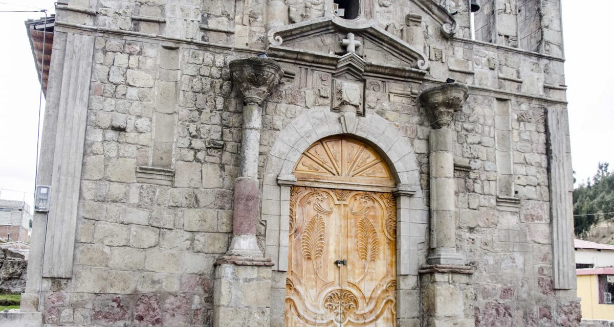 A Spanish-Colonial Church in Sicalpa Viejo, Ecuador