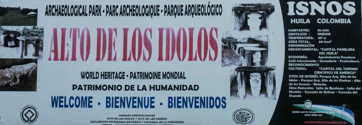 Alto de los Idolos in Southern Colombia