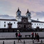 The Iglesia San Francisco in Historic Quito