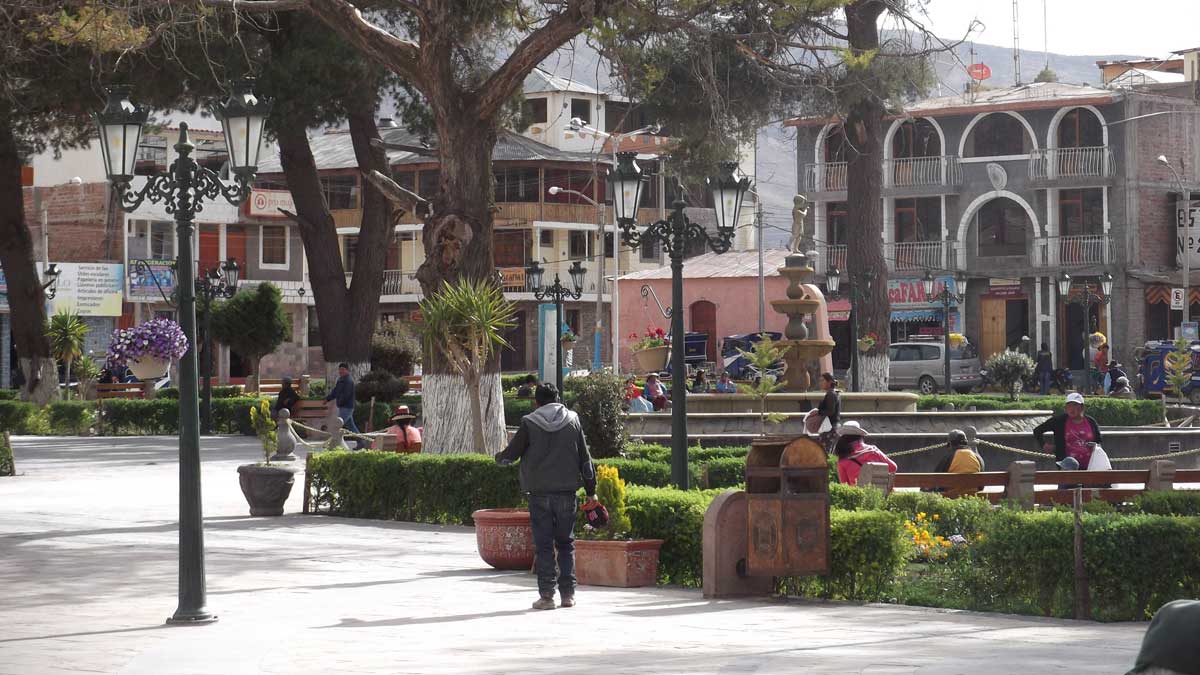 Plaza de Armas, Chivay, Peru | ©Eleanor Hughes