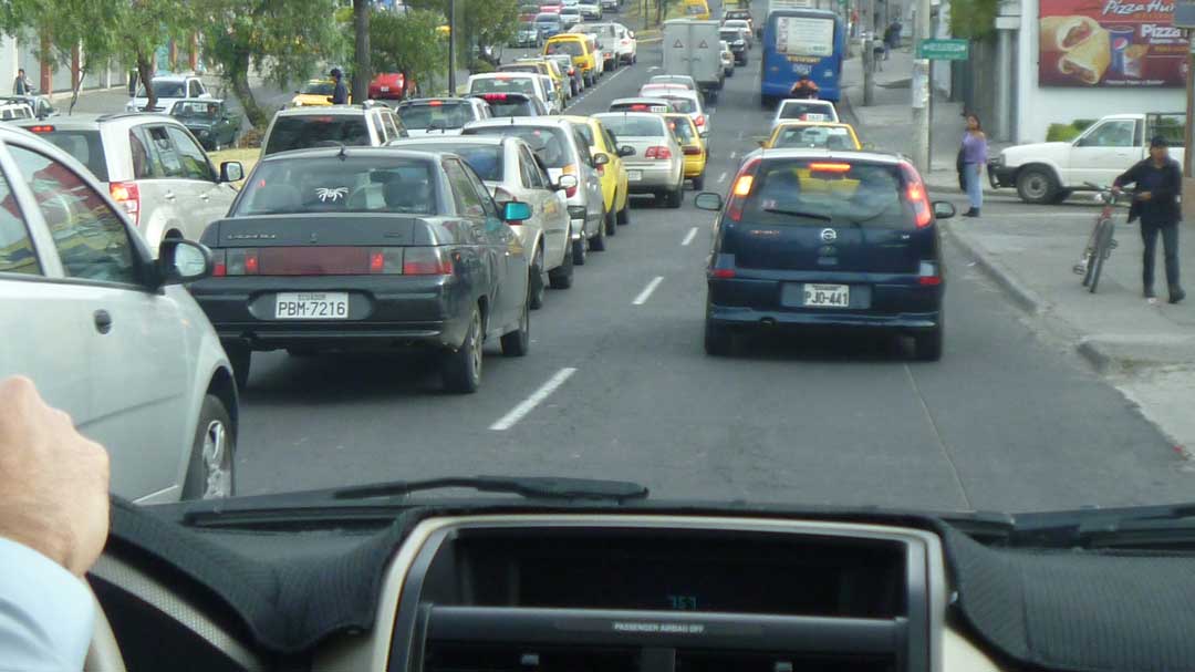 Quito Traffic | ©Angela Drake