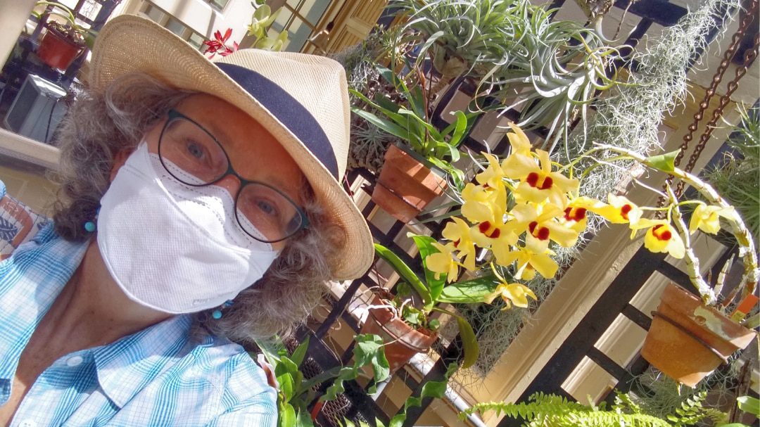 Angie lleva un Pure-MSK. En su opinión, es la mejor mascarilla para el uso diario.