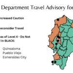 Entender la última advertencia de viaje a Ecuador