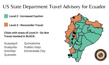 Entender la última advertencia de viaje a Ecuador