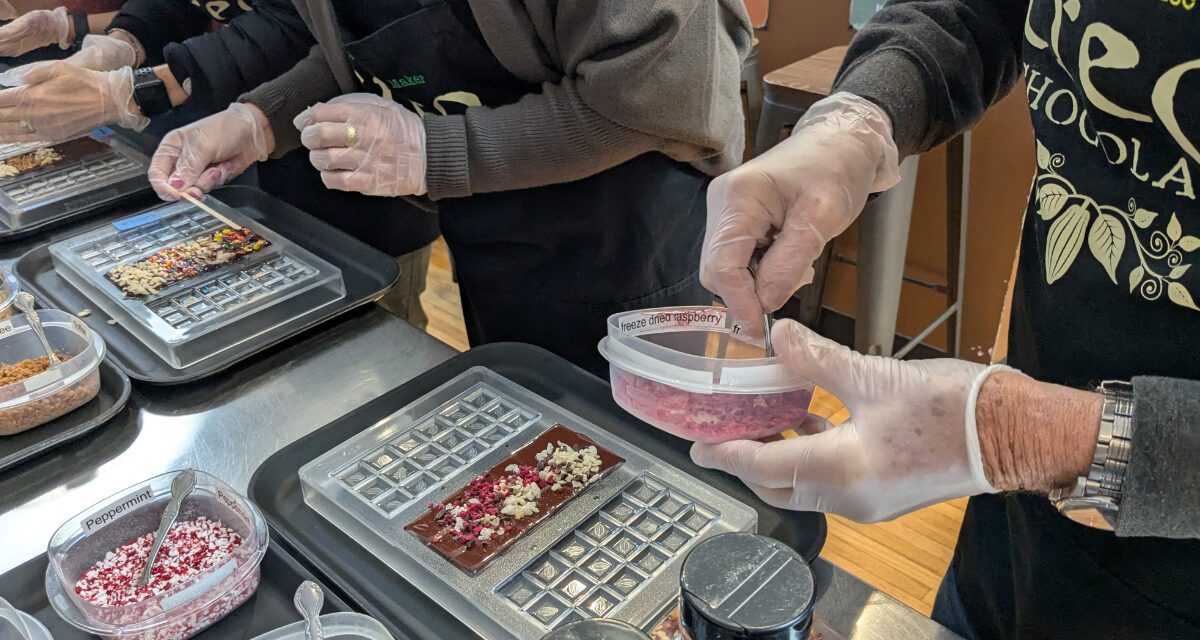 ¿Qué se siente al hacer tu propia tableta de chocolate en Creo?